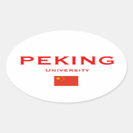 Peking University* Euro-stijl ovale Sticker