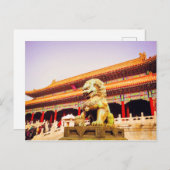 Peking: Verboden Stad, GuGong China Briefkaart (Voorkant / Achterkant)