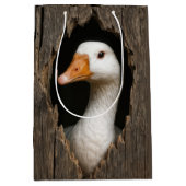 Peking Verjaardag Witte Gans Medium Cadeauzakje (Voorkant)