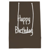 Peking Verjaardag Witte Gans Medium Cadeauzakje (Achterkant)