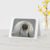 Pekingees 9R072D-026 Kaart (Gele Bloem)
