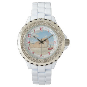 Pekingees aan de kust horloge
