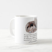 Pekingees Aandenken - MAN Koffiemok (Voorkant links)