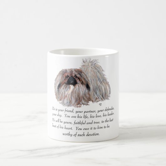 Pekingees Aandenken - MAN Koffiemok (Center)