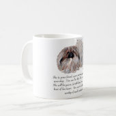 Pekingees Aandenken - VROUW Koffiemok (Voorkant links)