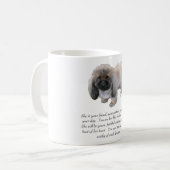 Pekingees Aandenken - VROUW Koffiemok (Voorkant links)