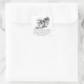 Pekingees Aandenken - VROUW Vierkante Sticker (Tas)