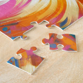Pekingees Acrylprint | Kleurrijk | Levendig Legpuzzel (Zijkant)