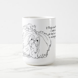Pekingees Als Honden Kunnen Praten Koffiemok