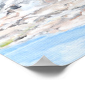 Pekingees bij de vuurtoren poster (Hoek)