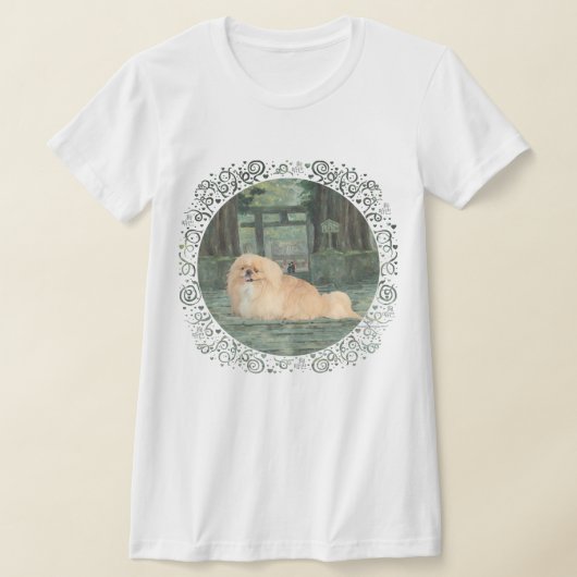 Pekingees bij Oosterse Poort T-shirt (Laagn)