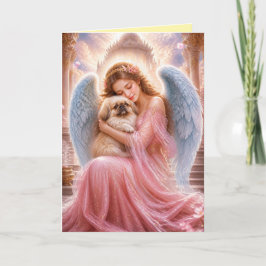 Pekingees condoleancekaart kaart