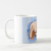 Pekingees Echte Blauwe Koffiemok (Links)