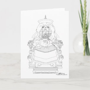 Pekingees Hemels Met Huisdierkaart Kaart