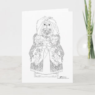 Pekingees Hemels Met Huisdierkaart Kaart