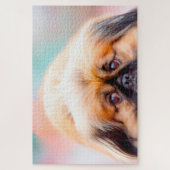 Pekingees hond. legpuzzel (Verticaal)
