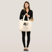 Pekingees Hond Regenboogbrug Grote Tote Bag (Voorkant (model))