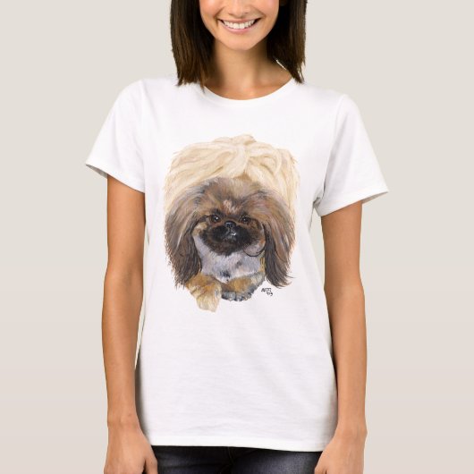 Pekingees Hond T-shirt (Voorkant)