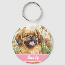 Pekingees hondenpenning – Aangepaste informatie
