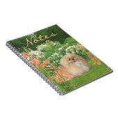 Pekingees in de tuin notitieboek (Rechterzijde)