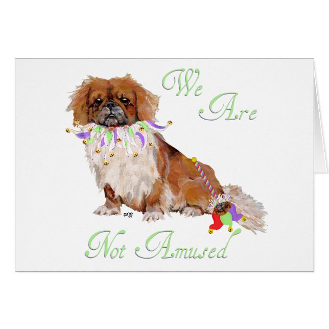 Pekingees is niet geamuseerd (Voorkant Horizontaal)