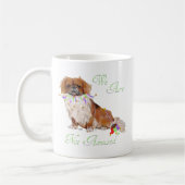 Pekingees is niet geamuseerd koffiemok (Links)