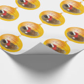 Pekingees Kerst Cadeaupapier (Hoek)