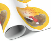 Pekingees Kerst Cadeaupapier (Rol Hoek)