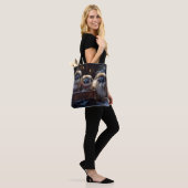 Pekingees Kerstfeest Seizoen Tote Bag (Op model)