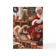 Pekingees Kerstkaart