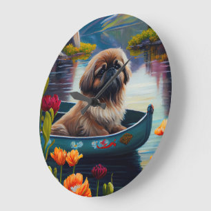Pekingees op een peddel: Een landschappelijk avont Grote Klok