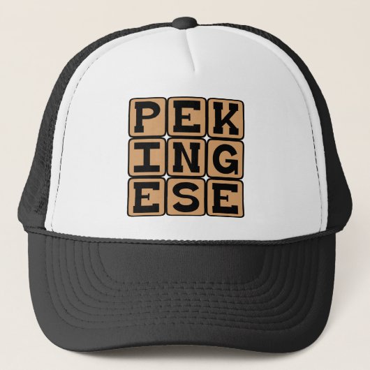 Pekingees, Oud Hondenras Trucker Pet (Voorkant)