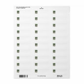 Pekingees Retouradreslabels Etiket (Full Sheet)