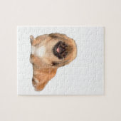 Pekingees (rood, zwart masker #1) legpuzzel (Horizontaal)