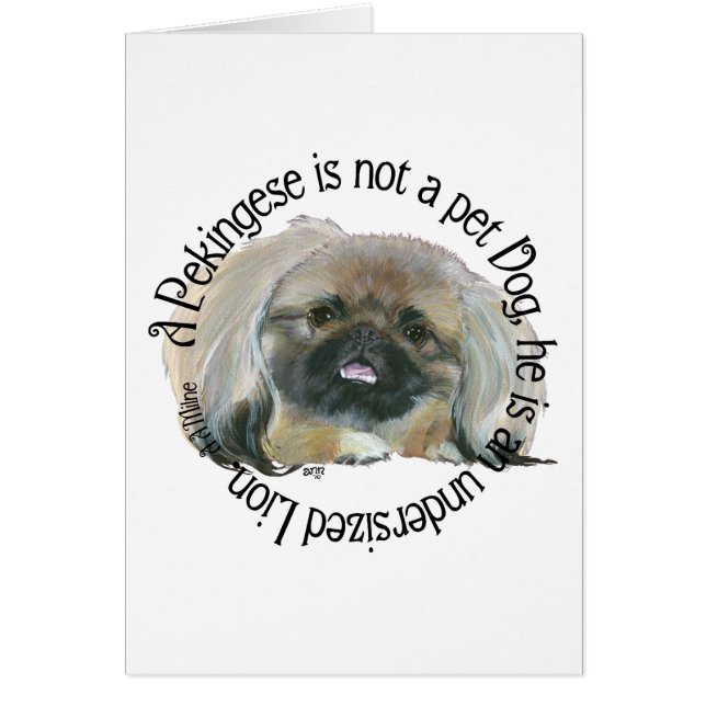 Pekingees Wijsheid - Ondermaatse Leeuw ! (Voorkant)