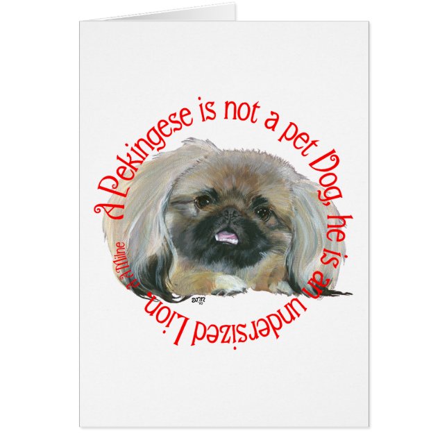 Pekingees Wijsheid - Ondermaatse Leeuw ! (Voorkant)