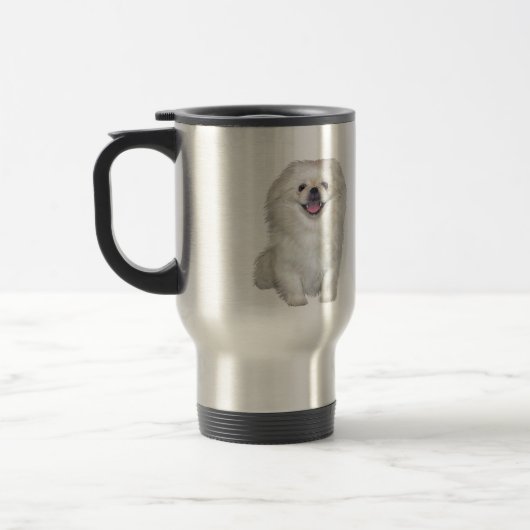 Pekingees (Wit #2) Reisbeker (Links)