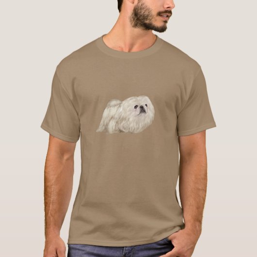 Pekingees - Wit T-shirt (Voorkant)