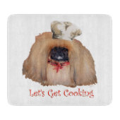 Pekingeese Chef Snijplank (Voorkant)