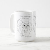 Pekingeeswijsheid en humor koffiemok (Voorkant links)