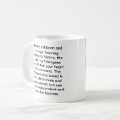 Pekingese, aangeboren en met rode b.. koffiemok (Voorkant links)