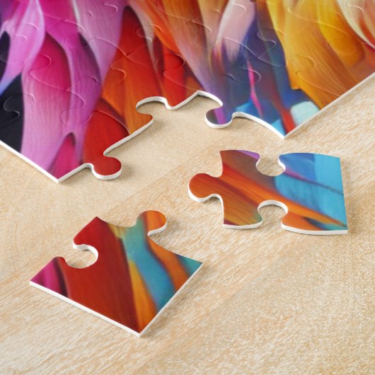 Pekingese acrylprint | Kleurrijk | Levendig Legpuzzel (Zijkant)