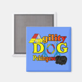 Pekingese_Agility Cadeaus Magneet (Voorkant / Achterkant)