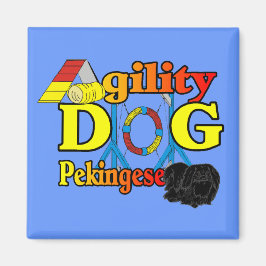 Pekingese_Agility Cadeaus Magneet
