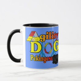 Pekingese_Agility-cadeaus Mok