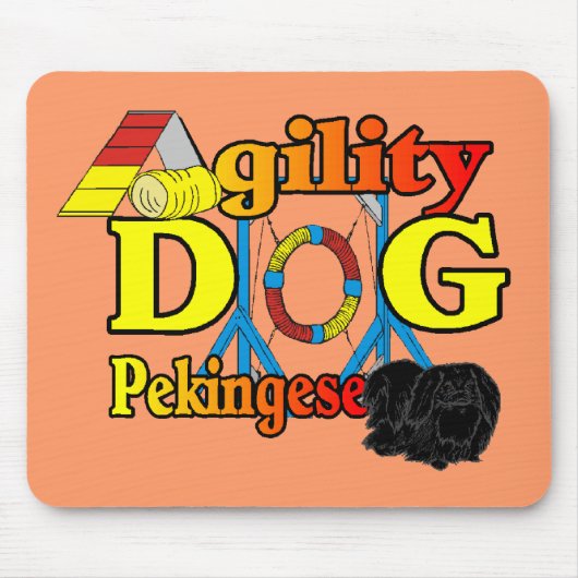 Pekingese_Agility Cadeaus Muismat (Voorkant)