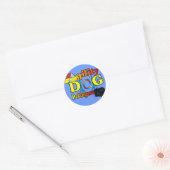 Pekingese_Agility-cadeaus Ronde Sticker (Envelop)