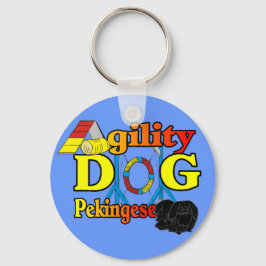 Pekingese_Agility-cadeaus Sleutelhanger