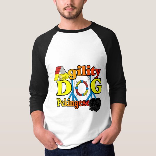 Pekingese_Agility-cadeaus T-shirt (Voorkant)