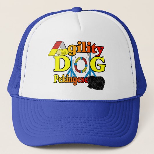 Pekingese_Agility-cadeaus Trucker Pet (Voorkant)